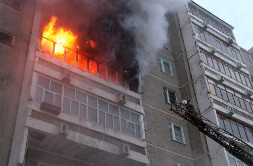 Пожар в квартире в городском округе Наро-Фоминск