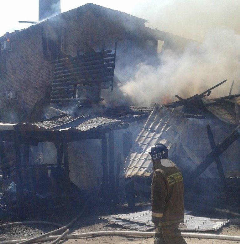 Пожар в нежилом здании в городском округе Наро-Фоминский